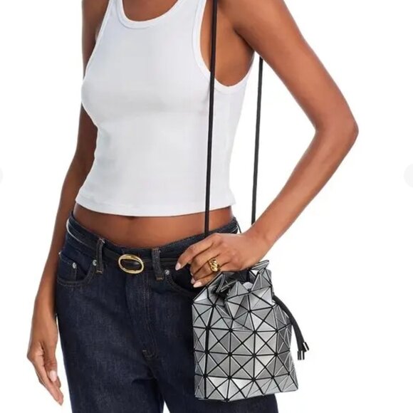 Issey Miyake Handbags - NEW BAO BAO ISSEY MIYAKE WRING silver shoulder bag